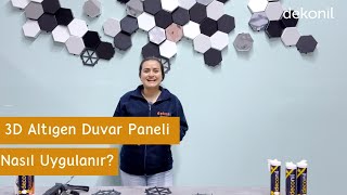 3D Duvar Paneli