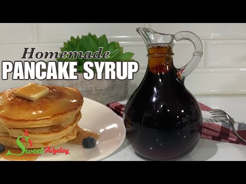 How To Make Maple Syrup At Home | How To Make Pancake Syrup | Homemade Maple Flavored Syrup Recipe