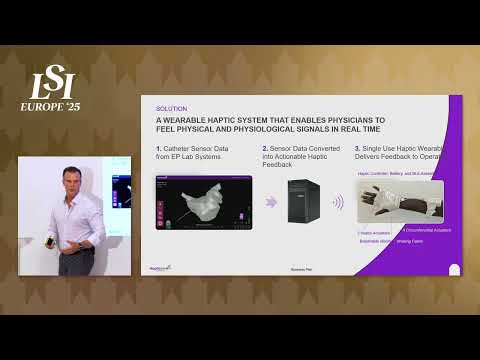 Christopher Lee, HapticHeart Solutions, Inc. - Advanced Cardiovascular Health Solutions | LSI Europe '25