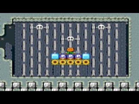 SMB2 3-3 Mouser's Lost Fortress by Kevin - SUPER MARIO MAKER - NO COMMENTARY 1bf