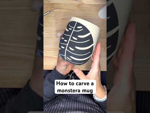 I’ve been making Monstera mugs for many years, and I still love them. Available Dec 13th! #monstera