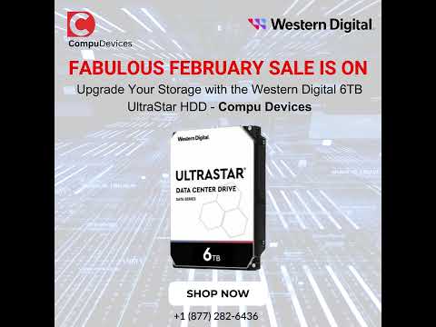 Upgrade Your Storage with the Western Digital 6TB UltraStar HDD! #solidstatedrives #harddrive
