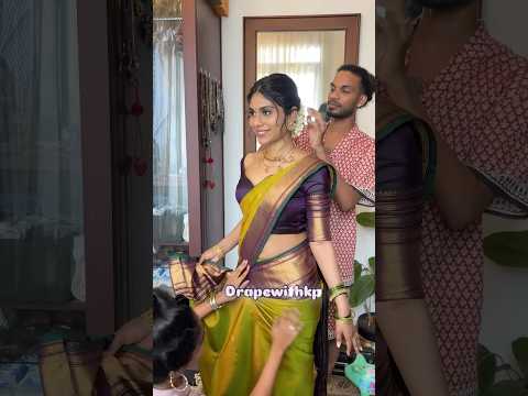 Sareedraping | Drapewithkp | preweddinglook