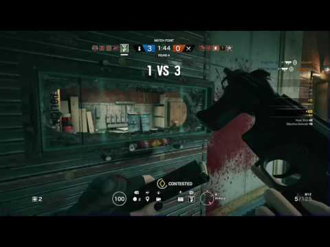 1 v 5 caveira ace Rainbow Six Siege