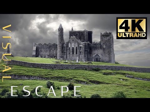 Ireland in 4K Drone Fly By - 60 minutes of Relaxing and Calming Music