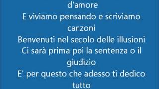 Biagio Antonacci- Ti dedico tutto (testo)