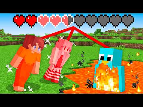 Minecraft, But We Share One Health Bar