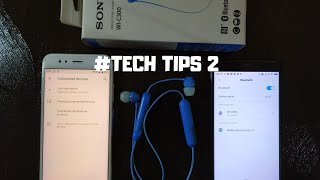 How To Connect/Pair Sony WI-C300 Bluetooth Earphones? | Fix Pairing Problems