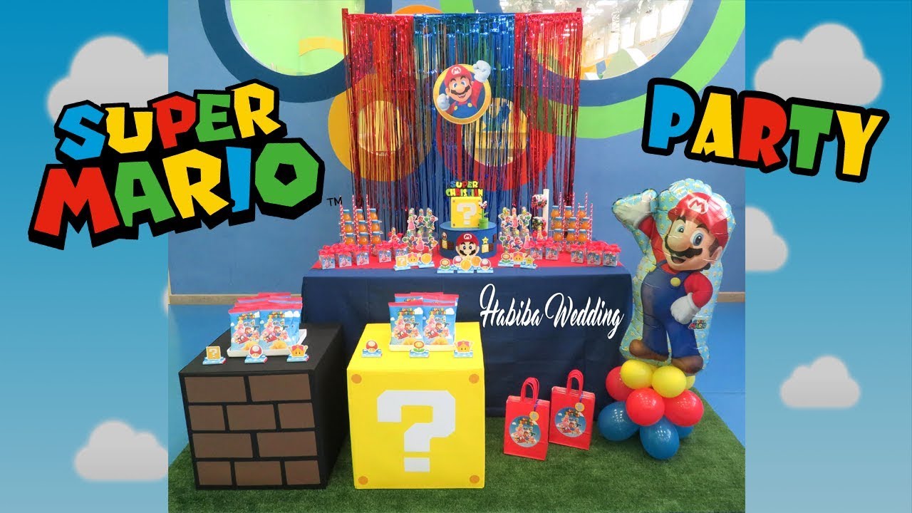 ????? SUPER MARIO PARTY ????? Allestimento festa a tema mario bros