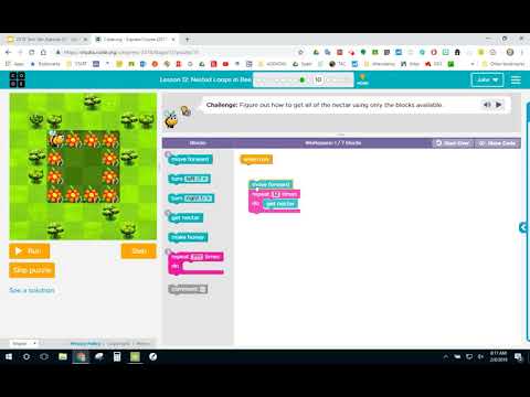 Code Express - Lesson 12 Nested Loops in Maze (2023)