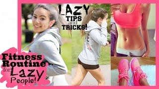 FITNESS ROUTINE FOR LAZY PEOPLE! (Teenagers)