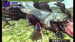 「モンスターハンターX」を四人で実況プレイPart2