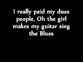 My guitar sings the blues (lyrics) - BB King