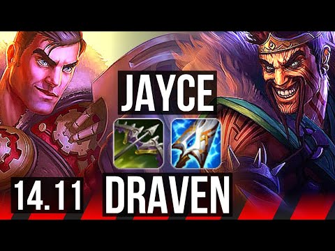 JAYCE vs DRAVEN (TOP) | 6k comeback, 700+ games, 9/3/7 | KR Master | 14.11