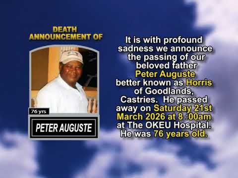 Peter Auguste Short Obituary
