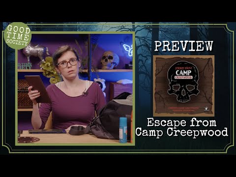 Escape from Camp Creepwood Board Game Preview with Amy Dallen