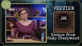 Escape from Camp Creepwood Board Game Preview with Amy Dallen