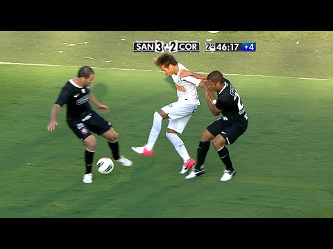 DECISIVO, NEYMAR DA 2 ASSISTÊNCIAS E SANTOS VENCE O CORINTHIANS | Neymar vs Corinthians (19/08/2012)