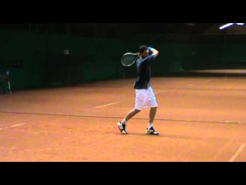 Schweden TV: Riccardo Bellotti und Ernests Gulbis beim Training mit Günter Bresnik