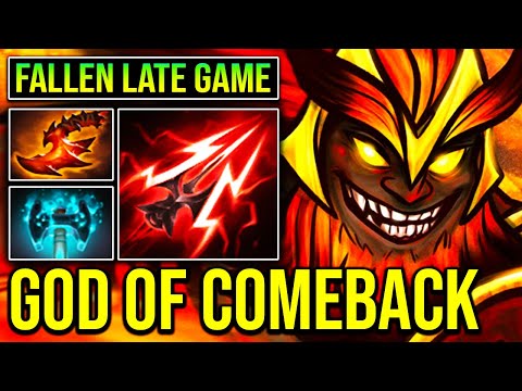 God of Comeback Even Mega Creep Can't Stop Fallen Mars Dota 2