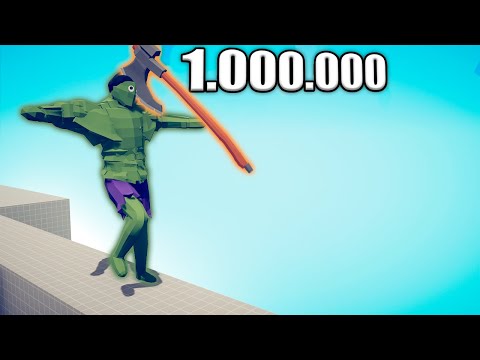 1.000.000 DAMAGE AXE 1 vs 1 TOURNAMENT - TABS | Totally Accurate Battle Simulator 2023