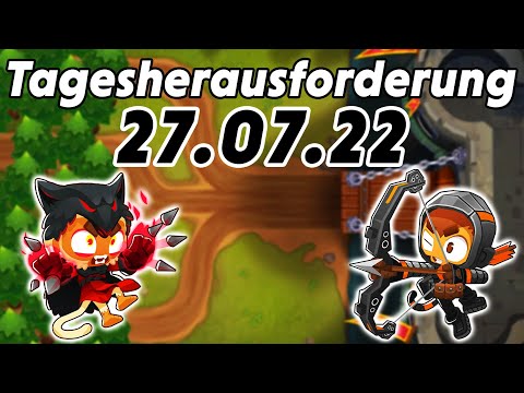 Tagesherausforderung 27.07.2022 - Finstere Burg [#BloonsTD6]