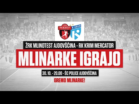 05.KROG - 1. SRL - ŽENSKE (24/25): ŽRK MLINOTEST AJDOVŠČINA : RK KRIM MERCATOR LJUBLJANA