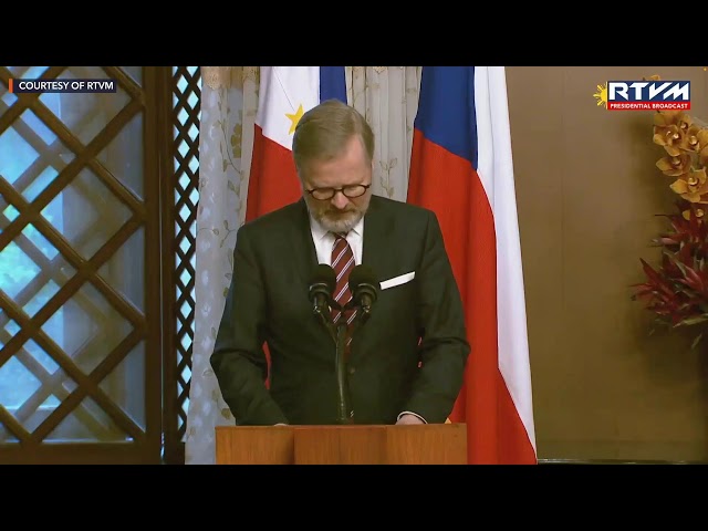 WATCH: Marcos, Czech Prime Minister hold press briefing 