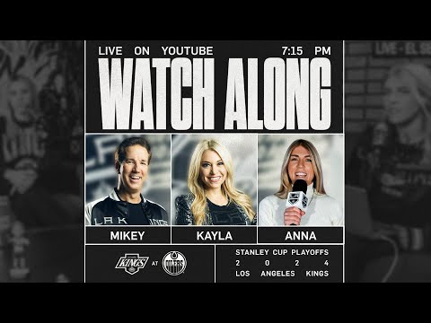 LA Kings at Edmonton Oilers - Round 1 Game 5 | LA Kings Live Watch-Along from Los Angeles!