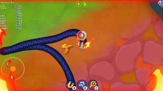 Unstoppable Snake | Epic Worm Zone Survival🔥 #wormszoneio