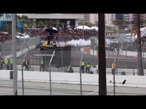 Formula Drift Long Beach Round One Highlights - crashes and more