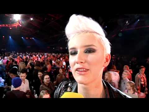 Elin Blom direkt efter sändningen