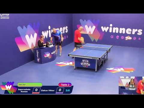WINners CUP table 2  12.10 Zaporozhets Roman - Ziakun Viktor  22:30