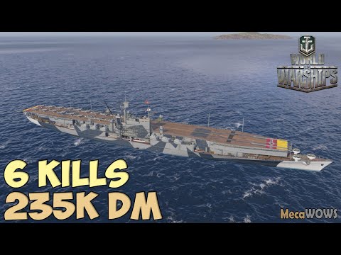 World of WarShips | Max Immelmann | 6 KILLS | 235K Damage - Replay Gameplay 1080p 60 fps
