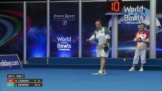 Just. 2019 World Indoor Bowls Championships: Day 9 Session 2