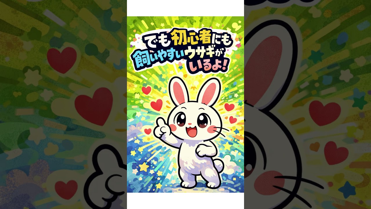 【初心者でも飼いやすいうさぎがいる！？】#うさぎ