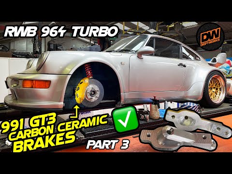 Carbon Ceramic brakes on my 964 Turbo RWB Porsche 911 - Part 3