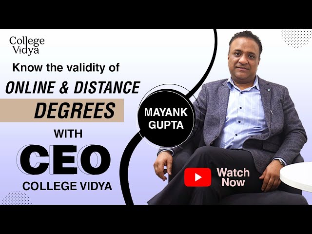 Know The Validity Of Online Degrees