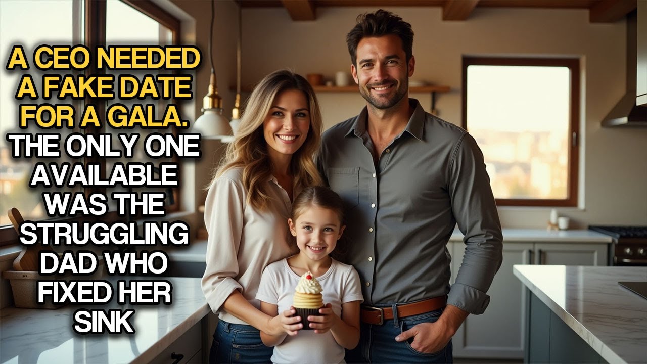 CEO Needed A Fake Date For A Gala. The Only One Available Was The Struggling Dad Who Fixed Her Sink