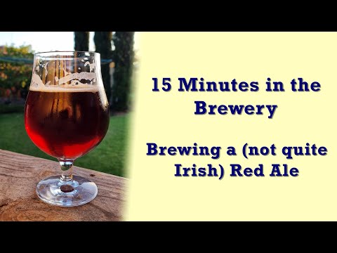 Brewing a not quite Irish Red Ale | 15 Minutes in the Brewery | Homebrewing