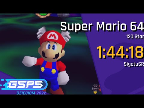 GSPS Dzieciom 2022 - Super Mario 64 [120 Star] - SigotuSR