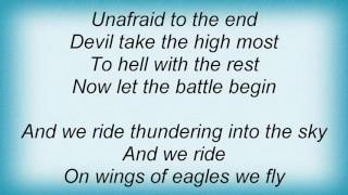 Riot - On Wings Of Eagles Lyrics