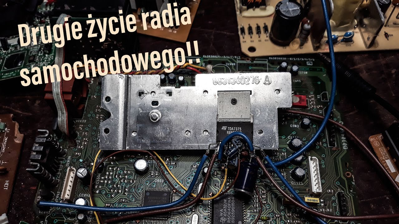 Wzmacniacz audio za 0zł!!! Wzmacniacz TDA 7375 wyciągnięty z radia samochodowego