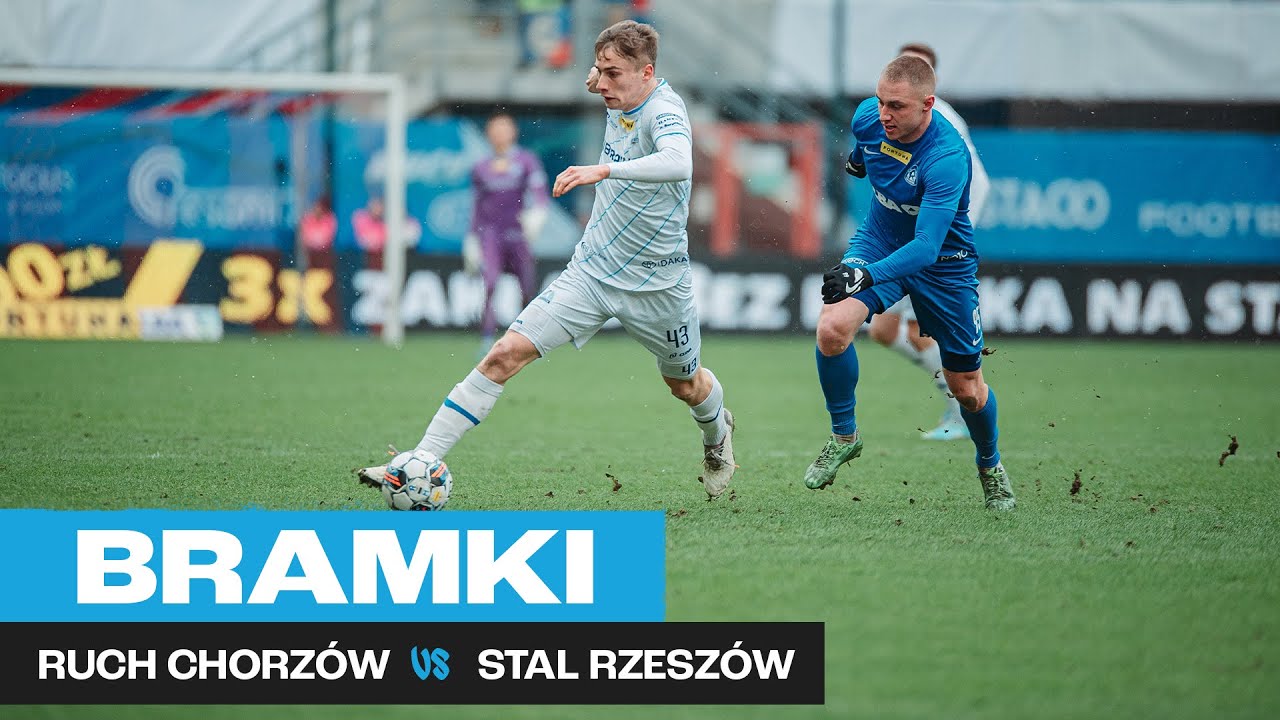 WIDEO: Ruch Chorzów - Stal Rzeszów 2-0 [BRAMKI]