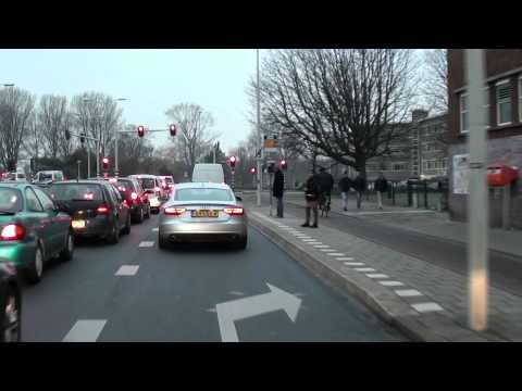 Cab ride bus; Veolia lijn 130: Den Haag-Rijswijk (20150106)