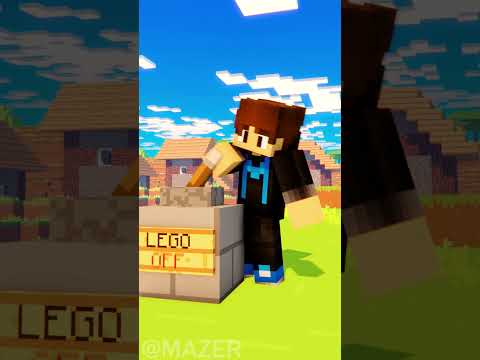 De Minecraft a Lego en 3 segundos! 😱 #Corto | Mazer Animation