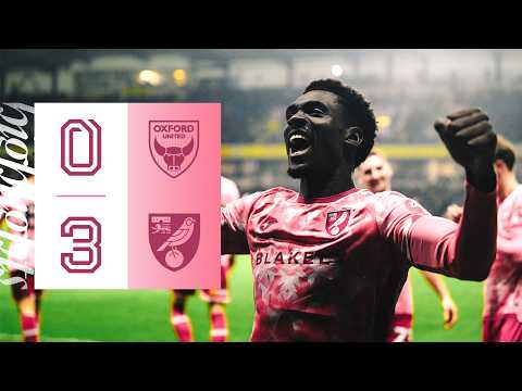 TOURÉ HAT-TRICK 🪄🎩😱 | Oxford United 0-3 Norwich City | Highlights