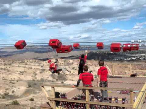 Flightlines tour guide coming in for a landing