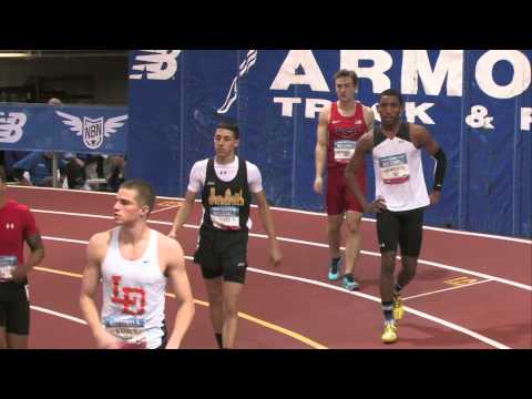 Boys 60m Hurdles Semi Heat 3 - New Balance Nationals Indoor 2014