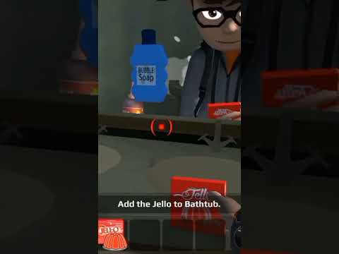 Add jello to Miss T's bathtub and ruin her bathtime | Scary Teacher 3D. #games #prank #shorts #funny